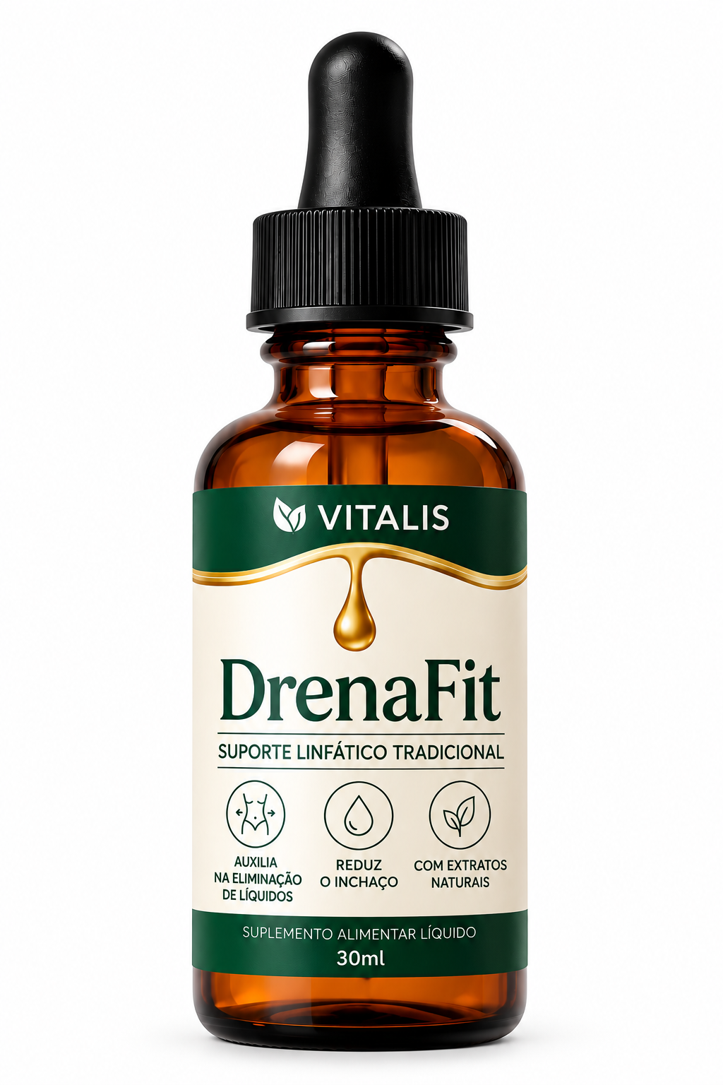 Vitalis DrenaFit - frasco e gotejador